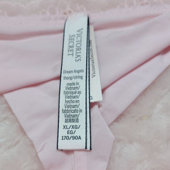 NWT Victoria Secret DREAM ANGELS Lace-Trim Smooth Shimmer Thong Panty - Picture 10 of 12